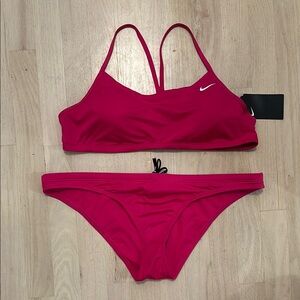 NWT Nike Essential Racerback Bikini Set size XL